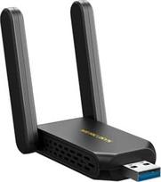 MERCUSYS MA86XH AXE5400Mbps Wi-Fi 6E High-Gain USB WiFi adapter für PC, USB 3.0 WiFi Dongle mit Geschwindigkeiten bis zu 2402Mbps auf 6 & 5 GHz, Windows 10 & 11 kompatibel, WPA3 Sicherheit, Streaming