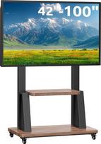 Mobilus TV stovas ant ratukų, skirtas daugumai 32"-100" plazminių LCD/LED/OLED televizorių, reguliuojamo aukščio, riedantis TV vežimėlis, išlaiko iki 80 kg, maksimali VESA 900x600 mm, universalus