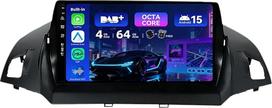 MSD [Eingebaut DAB+ ] - Android 15 Autoradio für Ford Kuga (2013-2018) GPS Navi Radio | CarPlay Android Auto Lenkradsteuerung Dual-Band WiFi DSP | 4G+64G Octa-Core 2 Din 9 Zoll | Kamera MIC