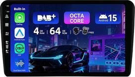 MSD [Integruotas DAB+] Android 15 automobilinis radijas Audi A3 8P 8PA S3 RS3 (2003-2013) GPS navigacijos radijas CarPlay Android automobilio vairo valdymas Dual Band WiFi 4G + 64G Octa-Core 2 DIN 9 colių kamera MIC