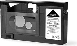 Nedis VHS konverteris - Konversija: VHS-C į VHS - Plug & Play - Juodas