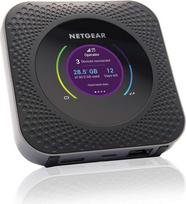NETGEAR Nighthawk MR1100 mobilusis "WiFi" maršrutizatorius su SIM kortele, 4G LTE mobilusis maršrutizatorius, iki 1GBit/s atsisiuntimo greitis, mobilusis prieigos taškas 20 įrenginių, LTE Cat16, atrakintas bet kuriai SIM kortelei