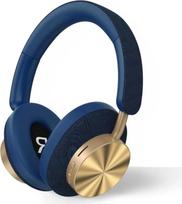 Next Destination Aukščiausios kokybės "Bluetooth" belaidės ausinės "Diadema" (per ausis), slopinančios triukšmą, belaidės, su 40 val. baterija, basų garsų stiprinimo funkcija, lengvos ir patogios ausinės, skirtos "iPhone" / "Android", mėlynos spalvos