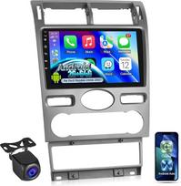 NHOPEEW "Android" automobilinis radijas "Ford Mondeo 2004-2007" su belaidžiu "Carplay" ir "Android Car" - "WiFi GPS Mirror Link" padalintas ekranas, valdomas vairu FM RDS + atbulinės eigos kamera
