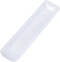 Nuotolinio valdymo pulto silikoninis vandeniui atsparus korpuso dangtelis, skirtas televizoriui, oro kondicionieriui, skaidriems nuotolinio valdymo priedams (21x5 cm)
