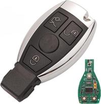 Nuotolinio valdymo rakto kortelė Automobilio raktas 3 mygtukai BGA lusto korpusas Mercedes Benz A B S E klasės W203 W204 W205 W210 W211 W212 W221 W222 433MHz