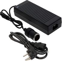 O49C 180W įtampos keitiklis Automobilinis maitinimo adapteris 230V AC į 12V DC keitiklis su cigarečių žiebtuvėlio lizdu - 15A automobilinis adapteris GPS kompresoriams, šaldytuvams - sertifikuotas saugos sertifikatas, ES lizdas