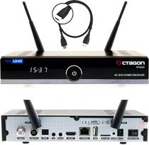 Octagon SF8008 4K HDR UHD H.265 E2 Linux Dual WiFi DVB-S2X ir T2C Combo kabelinis DVB-T2 ir palydovinis imtuvas