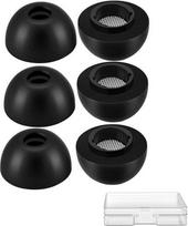 Ohrstöpsel aus Memory-Schaum für Galaxy Buds4 Pro/Buds3 Pro, hochwertige Geräuschisolierung, Ersatz- aus Schaumstoff für Galaxy Buds Pro 4/Buds 3 Pro, passend in Ladehülle, 3 Paar, Größe L