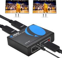 OREI 4K 1 in 2 Out HDMI skirstytuvas Ultra HD 4K @ 30Hz 1x2V 1.4 HDCP, maitinimo HDMI palaiko 3D Full HD 1080P Xbox, PS4 PS3 Fire Stick Blu Ray Apple TV HDTV - adapteris pridedamas