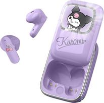OTL Technologies Kuromi TWS stumdomos ausinės su įkrovimo dėžute, "Bluetooth 5.3", jutiklinis valdymas, šviesos diodas, USB-C, 6 valandų baterijos veikimo laikas, silikoniniai ausų kištukai