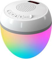 Plūduriuojantis "Bluetooth" garsiakalbis baseine su termometru ir LED apšvietimu, IP68, 8 šviesos režimai, 360° stereofoninis garsas, TWS, veikimo nuotolis 25 m, baterija 2000 mAh