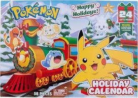 Pokemon PKW3623 Kovinių figūrėlių advento kalendorius, oficialus Pokemonų kalendorius su 24 staigmenomis, nuo 4 metų