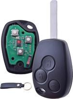 Raktas tuščias ID46 Elektroninis programatorius 3 mygtukai Suderinamas su Renault Clio 3 Master 3 Kangoo 2 Twingo 2 Wind Trafic 2 Mode Blade VA2 Remote Tested
