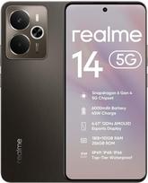 realme 14 5G išmanusis telefonas be priedų, Snapdragon 6 Gen 4 5G, 6000 mAh Titan akumuliatorius ir 45 W apšvietimas, 6,67" 120 Hz AMOLED ekranas, 18(8+10) GB RAM + 256GB ROM, 50 MP OIS kamera, IP69