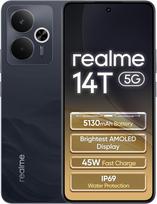 realme 14T 5G išmanusis telefonas 8 + 256GB, Obsidiano juoda, 6,67 colių ekranas, 120 Hz ekranas, 5130 mAh baterija, 50 MP kamera, "MediaTek Dimensity 6300", "ArmorShell" apsauga, IP69