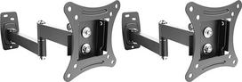 RICOO S1211 Kompiuterio monitoriaus laikiklis TV laikiklis Fernseher 13-34 Zoll Fernsehhalterung Wand Schwenkbar VESA 75x75 100x100 Bildschirmhalterung Monitorhalterung Monitorhalterung Monitorarm Curved Bildschirm Halter