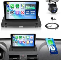Rimoody 4G+128G 9" Android Autoradio für Volvo XC90 (2004-2013) Wireless Carplay Radio Auto mit Android Auto Navi GPS Mirror Link Bluetooth FM/RDS/EQ WiFi Lenkradsteuerung Rückfahrkamera