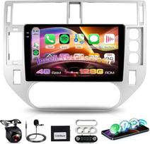Rimoody 4G+128G Android Autoradio für Ford Kuga 2008-2012 mit Klimaanlage-Bedienpanel Wireless Carplay Android Auto,9 Zoll Incell Touchscreen Radio GPS Navi WiFi Bluetooth FM/RDS EQ SWC Rückfahrkamera
