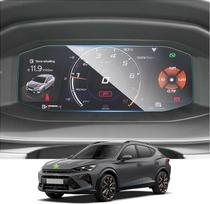 RUIYA Suderinama su "Cupra Formentor Terramar 2024 2025 2026" 10,25 colių virtualios kabinos ekrano apsauga Grūdinto stiklo jutiklinio ekrano apsauginė plėvelė "Cupra Formentor" priedai 9H atspari įbrėžimams