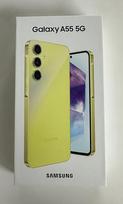 SAMSUNG Galaxy A55 5G išmanusis telefonas 128GB Lime, juodas