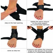 Adjustable Elastic Sports Ankle Brace Compression Support for Sprain & Fitness