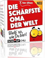 Schlump-Chili Aštriausia pasaulyje močiutė - juokingas močiutės dovanų rinkinys moterims. Dovana močiutei