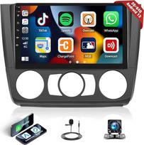 SIXTOP 2G + 64G Android 13 automobilinis radijas BMW 1 serijos E81 E82 E87 E88 2004-2012 m. su Carplay Android automobilinis 9 colių jutiklinio ekrano radijas su GPS WiFi Bluetooth FM/RDS EQ SWC + atbulinės eigos kamera ir mikrofonas