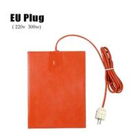 Car Engine Heater Electric Heating Pad 300W EU/US Plug Silicone Plate Waterproof Oil Fuel Sump Tank Heater Mat 110V/220V EU 220V