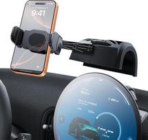 SKTU automobilinis mobiliojo telefono laikiklis "Mini Cooper" J01/J05/F65/F66 2024-2026 2027, ištraukiamas mobiliojo telefono laikiklis automobilyje, pasukamas 360° kampu, skirtas 9,4 colių navigacijos priedams, skirtas "iPhone", "Galaxy", "Mate" ir kt.