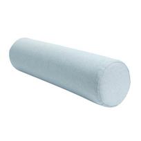 Ilga cilindrinė pagalvė juosmeniui ir kojoms atremti biuro sofa-lova 10x50 mėlyna