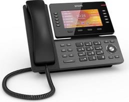 Snom D865 IP telefonas, SIP stalinis telefonas, 5 colių IPS spalvotas ekranas, 1280 x 720 pikselių, 12 SIP tapatybių, 10 programuojamų funkcinių mygtukų, "WiFi NFC", "Bluetooth", juodas, 00004536