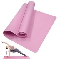 Pink Foldable Yoga Mat Eco Friendly EVA Folding Travel Fitness Exercise Mat 3/4/6mm Thicknesses for Yoga Pilates Workouts 3mm rožinė