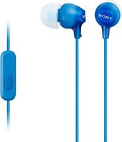 SONY MDREX15APL Madingos ausinės su mikrofonu mėlynos spalvos