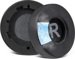 SOULWIT aušinamojo gelio pakaitiniai ausų įdėklai JBL Tune 600(T600BTNC 600BTNC)/660(T660NC 660NC)/670(T670NC 670NC) ausinėms, ledo šilko audinio įdėklai, triukšmą izoliuojančios putos
