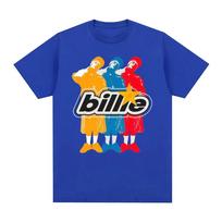 2026 Hot Sale Singer Billie Eilish Same Style Cotton Men's Shirt Summer Oversized Graphics Shirts Women's Y2k Hip Hop Short Sleeve Tshirt Streetwear 4XL