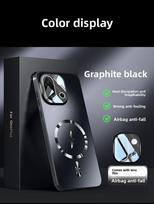 Dėl OnePlus 15 dėklo Kietas Matinis Magnetinis belaidžio įkrovimo Objektyvo Apsauginis Galinis Dangtelis Dėl OnePlus15 One Plus 15 1+15 Telefono Korpusas OnePlus 15 juoda