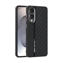 Ecology Leather Case For Samsung Galaxy S25 Edge Slim Rigid Magsafe Magnetic Carbon Fiber Case Cover Alloy Lens Anti-slip Grip Pc + tpu&Galaxy S25 Edge