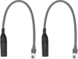 SPX vyriškos ir RJ45 moteriškos lyties adapterio lizdas Gen 3 V3, stačiakampio formos palydovinio kabelio ilgintuvas, 1200Mbps didelės spartos, atsparus vandeniui, skirtas naudoti patalpose ir lauke 1
