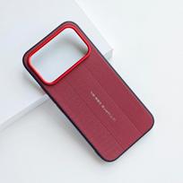 For Huawei Honor 600 Pro Case Luxury Hard PU Fashion Protective Back Cover Case For Huawei Honor 600 600Pro Phone Shell Honor 600 raudona