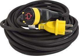 Stanley - FatMax statybvietės ilgintuvas 16A+T su atlenkiamu dangteliu, IP44 Kabelis HO7RN-F 3G1,5 mm², ilgis 5 m