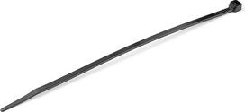 StarTech.com Kabelių raiščiai - 203 x 4 mm, savaime užsifiksuojantys nailoniniai kabelių raiščiai su išlenktu antgaliu, 22 kg tempimo jėga, 94V-2/UL, juodi, 100 vnt. pakuotėje (CBMZT8B)