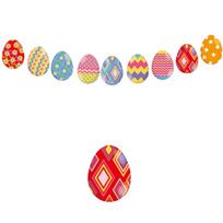 Triangle Flag Easter Garland Rabbit Carrot Pattern Easter Decor Bunny Bunting Easter Supplies Hanging Banner Wall Hanging