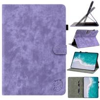 Odinis dėklas Samsung Galaxy Tab S8+ X800 S7 T970 S10 Lite S11 S9 S8 S7 FE T730 S10 Plus S9 FE + 11  Plus 12.4  planšetiniam kompiuteriui Tab S7 T870 T875 violetinė