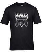 30th Birthday Gamer Men's T-Shirt 2020 Level Console Games Gift Thirty PC Unisex T-Shirt XL