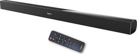 SYLVOX Soundbar Vandeniui atsparus nuotolinio valdymo pultas, 4 ekvalaizerio nustatymai, 2.0 kanalų lauko garso juosta, 120 W, palaiko "Bluetooth", HDMI, pritaikyta televizoriui ir montuojama ant sienos