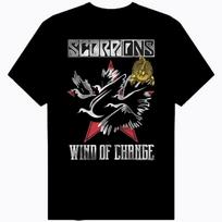 80S METAL SCORPIONS WINDS OF CHANGE Short Sleeve Shirt Men Size  Unisex T-Shirt L