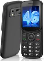 T185 4G mobilusis telefonas be sutarties su dviejų SIM kortelių lizdu Kompaktiškas ir lengvas 1,8 colio spalvotas ekranas "Bluetooth" 1000 mAh baterija FM radijas LED žibintuvėlis LTE išankstinio mokėjimo mygtukinis mobilusis telefonas Visų operatorių maž