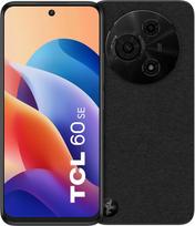 TCL 60 SE mobilusis telefonas, 6,7 colių HD+ ekranas, 8 + 512GB atrakintas išmanusis telefonas, 50 MP dviguba kamera, 5000 mAh baterija, "Android" 15 mobilusis telefonas, dvigubi garsiakalbiai, obsidiano juodos spalvos