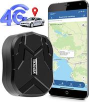 TKMARS automobilio GPS seklys 4G, stiprus magnetinis, atsparus vandeniui, su nemokama programėle / žiniatinkliu be prenumeratos, apsaugantis nuo praradimo, realaus laiko lokatorius automobiliui, transporto priemonei, sunkvežimiui, automobilių parkui TK905